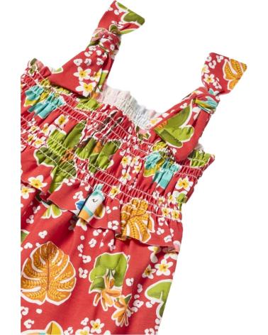 MAYORAL PANTALONES ESTAMPADO FLORAL 1841 ROJO