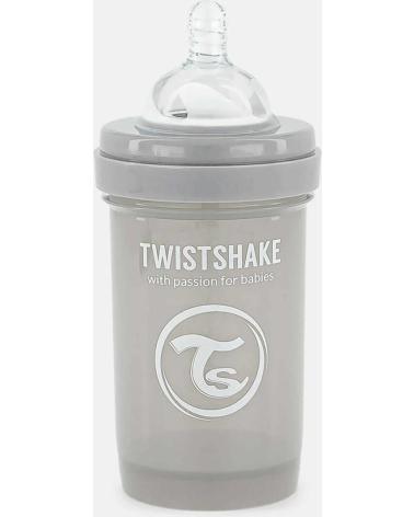 TWISTSHAKE BIBERÓN GRIS PARA BEBÉS