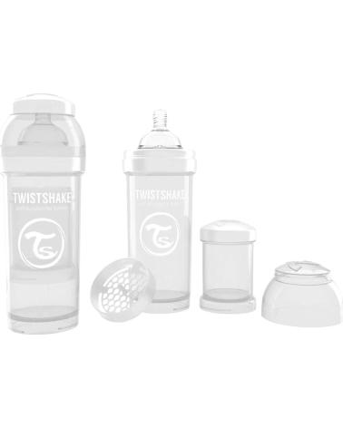 TWISTSHAKE BIBERÓN ERGONÓMICO PARA BEBÉ BLANCO