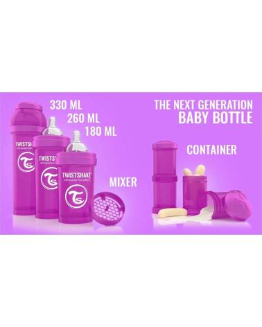 TWISTSHAKE BIBERÓN ERGONÓMICO PARA BEBÉ BLANCO