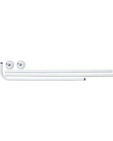 RIEL CHYC EXTENSIBLE PARA BAÑO BLANCO