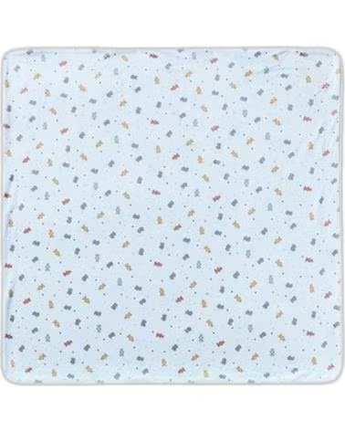 TOUS COPERTA PER NEONATI EN CASA BLU CON STAMPA AZUL
