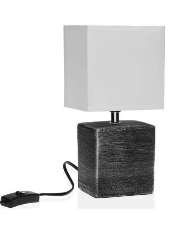 VERSA TISCHLEUCHTE MIT QUADRATISCHEM FUSS UND RECHTECKIGEM SCHIRM MULTICOLOR