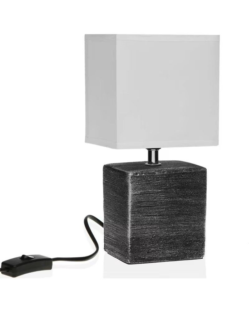 VERSA TISCHLEUCHTE MIT QUADRATISCHEM FUSS UND RECHTECKIGEM SCHIRM MULTICOLOR