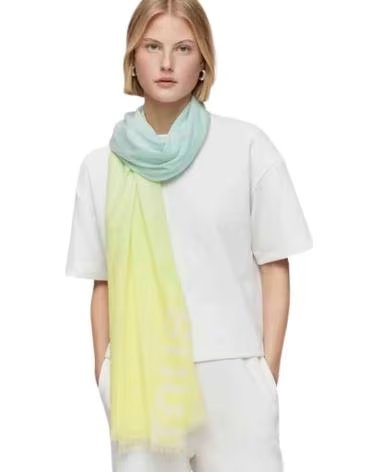 TOUS LENÇO EM DEGRADÊ AMARELO PARA MULHER AMARILLO