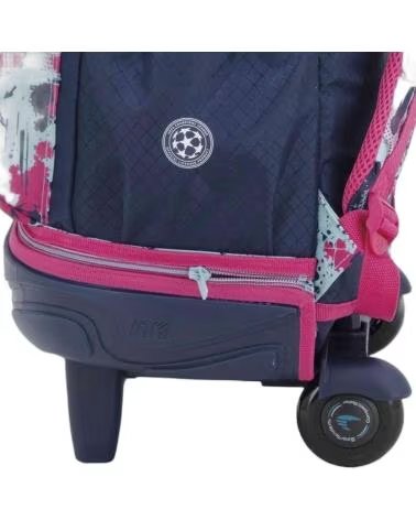 SPORT TANDEM KINDER RUCKSACK MIT ROLLEN PINK ROSA