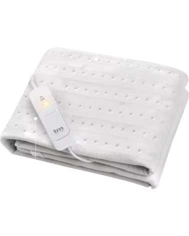 TM ELECTRIC HEATING BLANKET BEIGE WITH ADJUSTABLE CONTROLLER