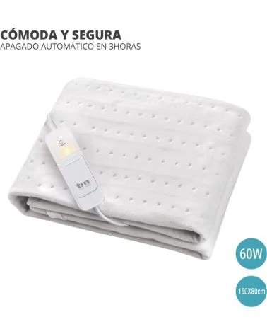 TM ELECTRIC HEATING BLANKET BEIGE WITH ADJUSTABLE CONTROLLER