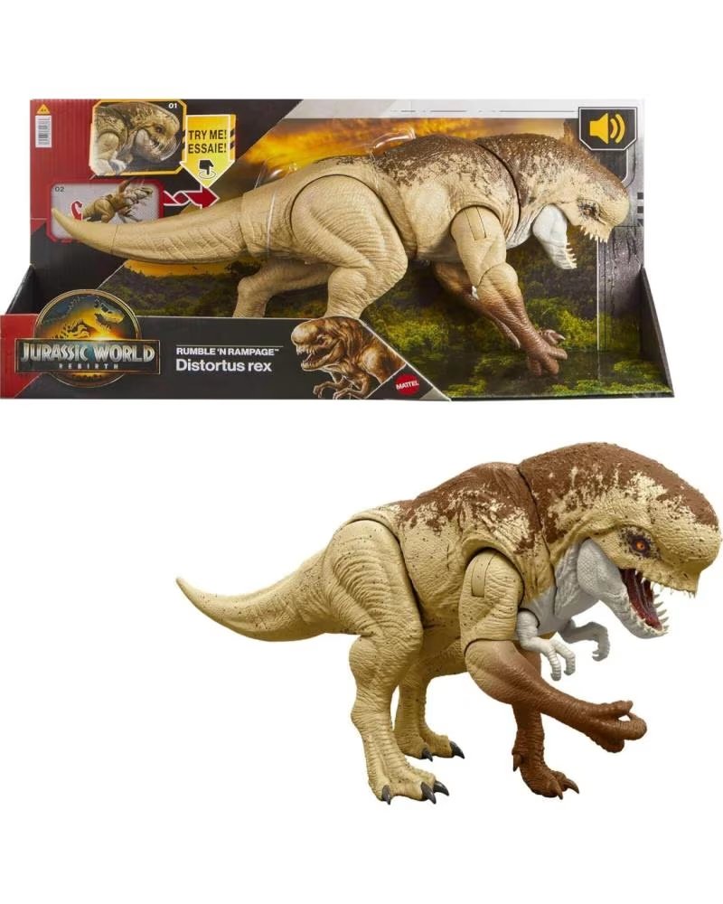 MATTEL GAMES FIGURA DE ACCIÓN DINOSAURIO JURASSIC WORLD MULTICOLOR