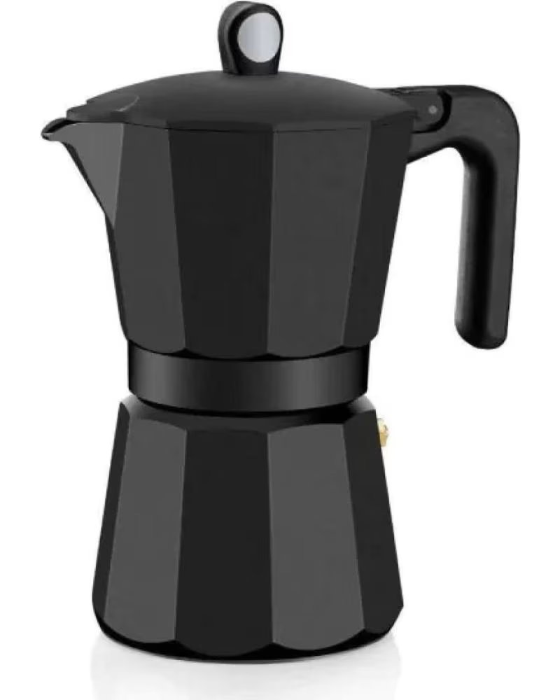 MONIX CAFETIÈRE ITALIENNE EN ALUMINIUM NOIR NEGRO