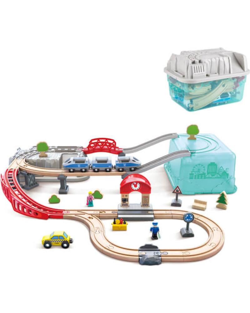 TOYNAMICS SET DE CONSTRUCCIONES Y PUZZLES DE TREN MULTICOLOR