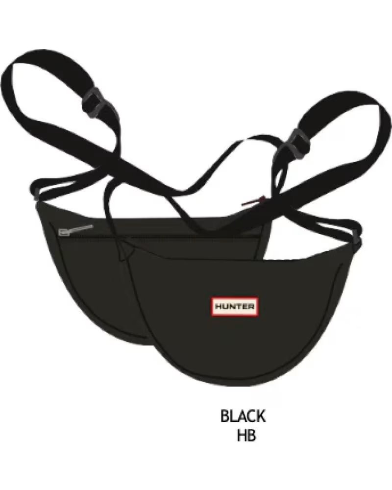 HUNTER BOLSO BANDOLERA NEGRO PARA MUJER