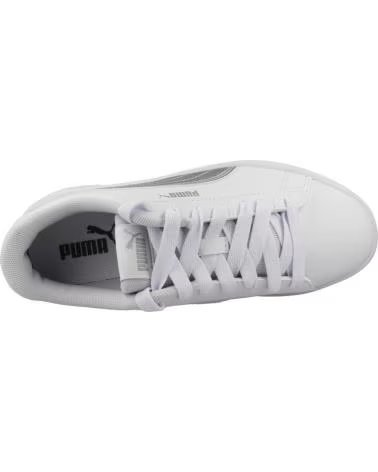 Sportif pour Femme PUMA BASKETS CASUAL À LACETS 394252 BLANCO