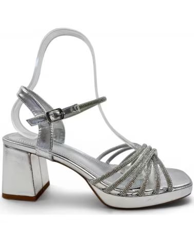 TIMBOS SANDALIA TACON FIESTA MUJER PLATA 132909 PLATEADO
