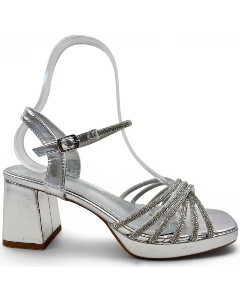 TIMBOS SANDALIA TACON FIESTA MUJER PLATA 132909 PLATEADO