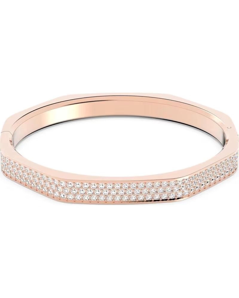 SWAROVSKI PULSERA EN TONO ORO ROSA CON CRISTALES