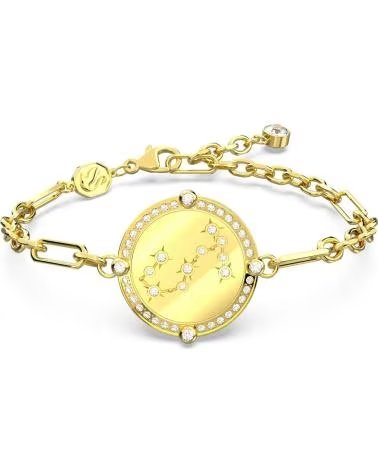 SWAROVSKI PULSERA CON MEDALLÓN DORADO