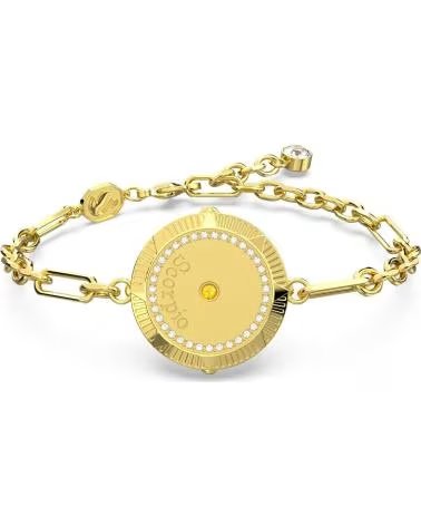 SWAROVSKI PULSERA CON MEDALLÓN DORADO