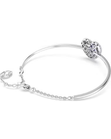 SWAROVSKI PULSERA CON DIJE DE CORAZÓN Y CRISTALES