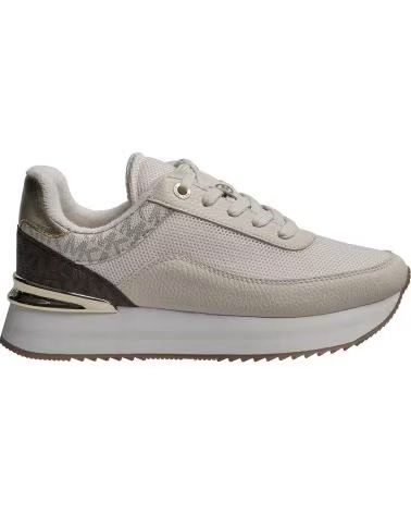 MICHAEL KORS ZAPATILLAS MUJER DEPORTIVAS HATTIE TRAINER 49T5HAFS1D BEIGE-DORADO