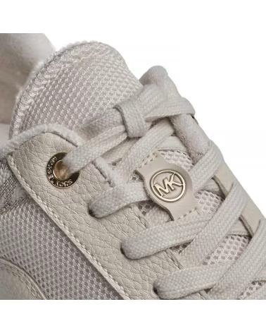 MICHAEL KORS ZAPATILLAS MUJER DEPORTIVAS HATTIE TRAINER 49T5HAFS1D BEIGE-DORADO