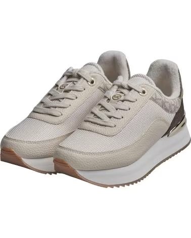 MICHAEL KORS ZAPATILLAS MUJER DEPORTIVAS HATTIE TRAINER 49T5HAFS1D BEIGE-DORADO