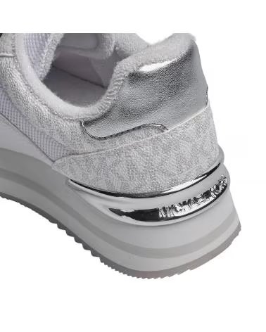 MICHAEL KORS ZAPATILLAS MUJER DEPORTIVAS HATTIE TRAINER 49T5HAFS1D BLANCO-PLATEADO