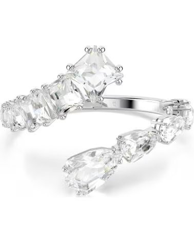 SWAROVSKI ANILLO EN TONO PLATEADO CON CRISTALES