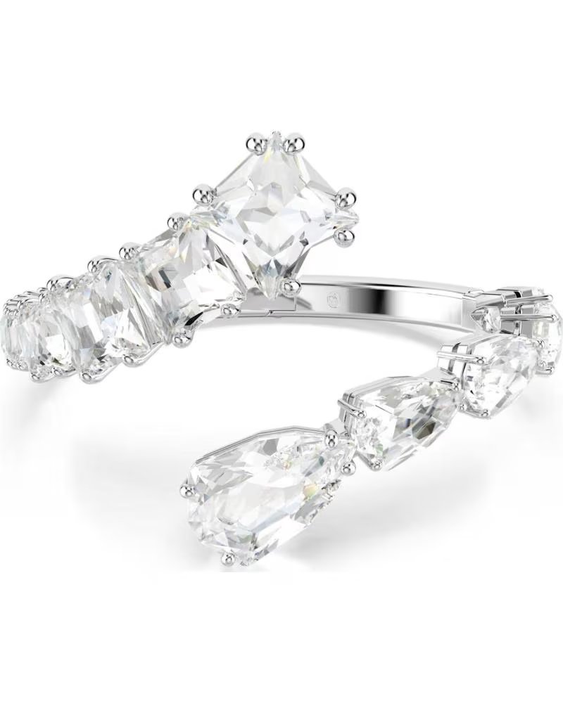 SWAROVSKI ANILLO EN TONO PLATEADO CON CRISTALES