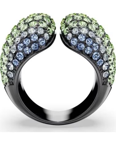 SWAROVSKI RING MIT FARBVERLAUF-KRISTALLEN