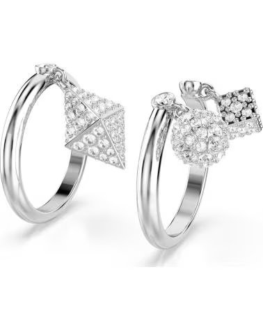 SWAROVSKI RING MIT HÄNGENDEN DETAILS