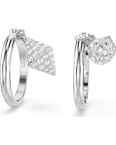 SWAROVSKI RING MIT HÄNGENDEN DETAILS
