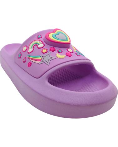 NICOBOCO SANDALES DE PISCINE FANTAISIE FILLE HEART 44-123 ROSA