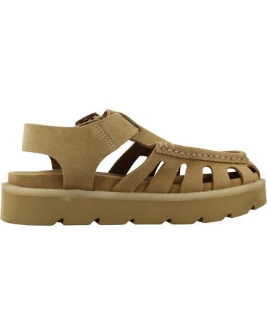 CLARKS SANDALIAS MEADOW BUCKLE COLOR MARRÓN CLARO MAPLE