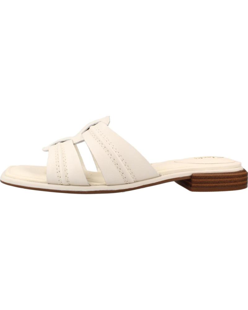 CLARKS SANDALIAS TIPO MULE ARIANY DE EN COLOR CREMA CREAM