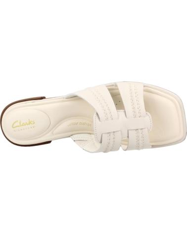 CLARKS SANDALIAS TIPO MULE ARIANY DE EN COLOR CREMA CREAM