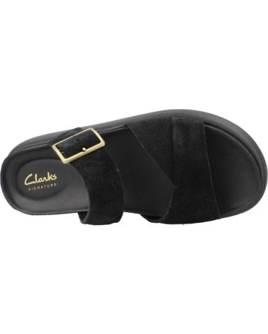 CLARKS SANDALIAS ARISTELLA MULE NEGRO BLACK