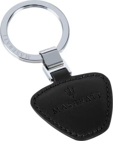 PORTACHIAVI MASERATI KMU4160115 IN PELLE E ACCIAIO