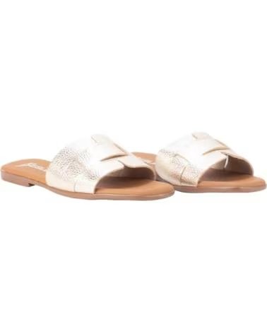 KESLEM 5800 FLAT SANDALS IN GOLD ORO