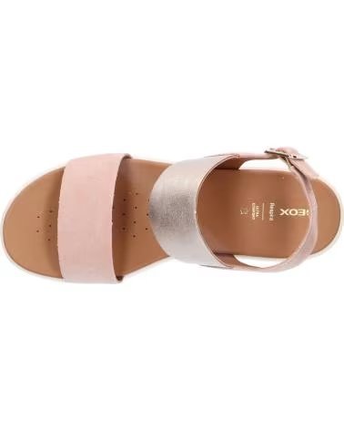 GEOX SANDÁLIAS D XAND 2 2S C8156 ROSE COM PLATAFORMA