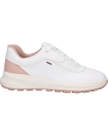 GEOX D45VRA ABX SNEAKER IN WEISS UND ROSA C1Z8Z WHITE-ROSE