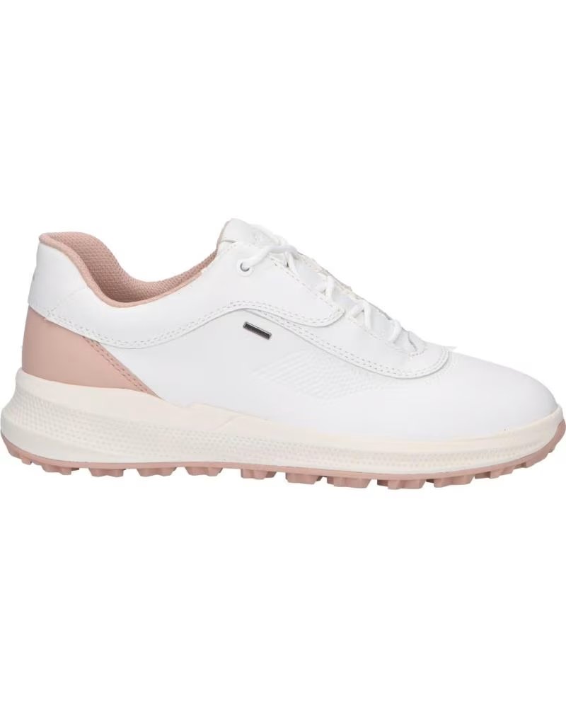 GEOX D45VRA ABX SNEAKER IN WEISS UND ROSA C1Z8Z WHITE-ROSE