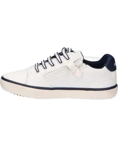 GEOX J155CD J GISLI SNEAKERS WHITE-NAVY C0899