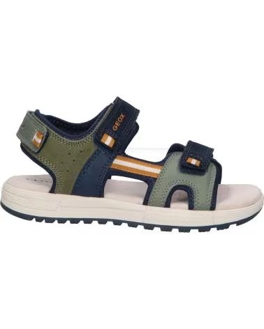 GEOX SANDÁLIAS ALBEN J35AVA SÁLVIA-MARINHO CF3F4 SAGE-NAVY