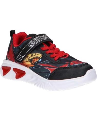 GEOX ZAPATILLAS DEPORTIVAS J ASSISTER CON LUCES J45DZB C0054 BLACK-YELLOW