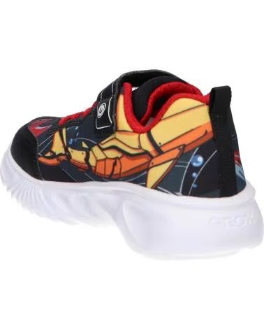 GEOX ZAPATILLAS DEPORTIVAS J ASSISTER CON LUCES J45DZB C0054 BLACK-YELLOW