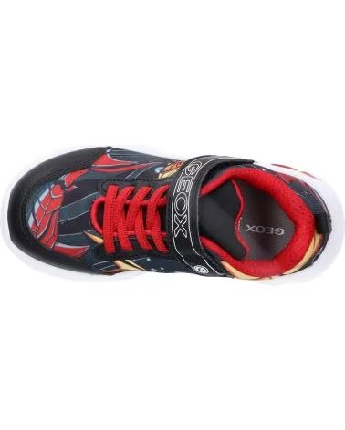 GEOX ZAPATILLAS DEPORTIVAS J ASSISTER CON LUCES J45DZB C0054 BLACK-YELLOW