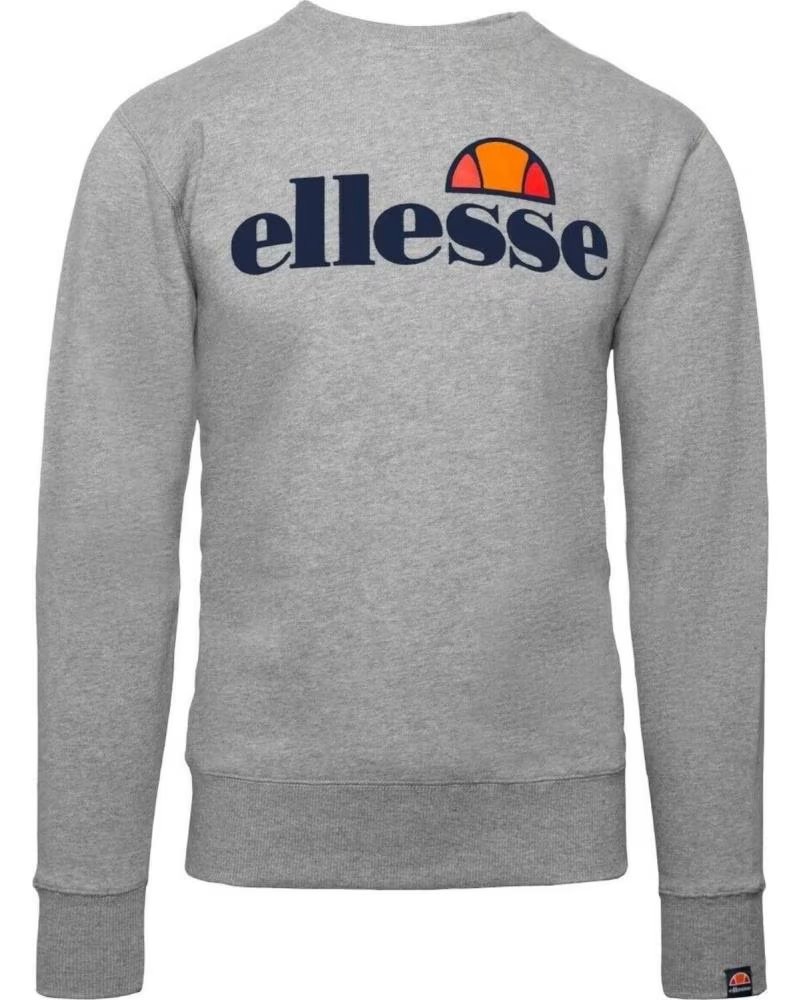 ELLESSE FELPA SHC07930-112 GRIGIO UOMO GRIS