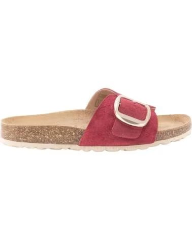 KESLEM RAQUEL RED SANDALS WITH BUCKLE ROJO