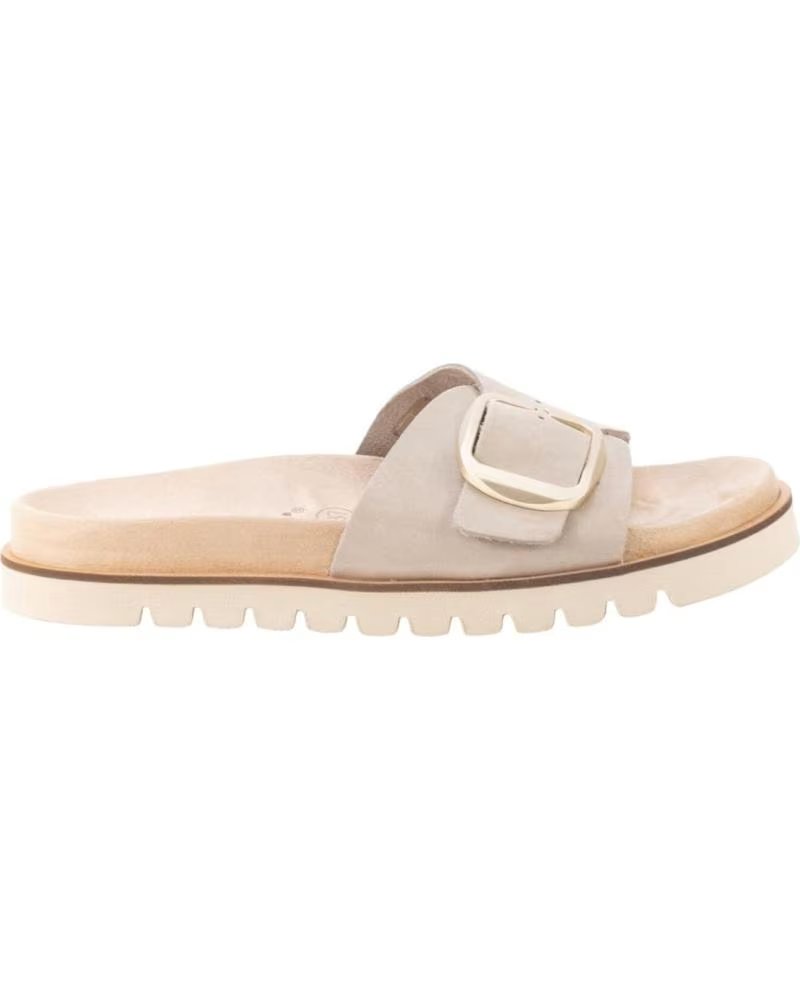 KESLEM SANDALIAS MODELO RAQUEL EN COLOR TOPO TAUPE